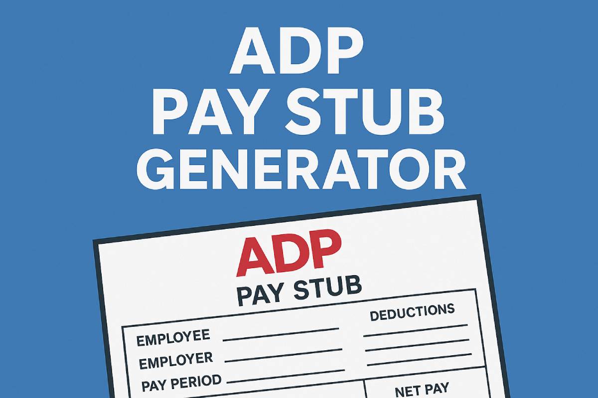 ADP Pay Stub Generator