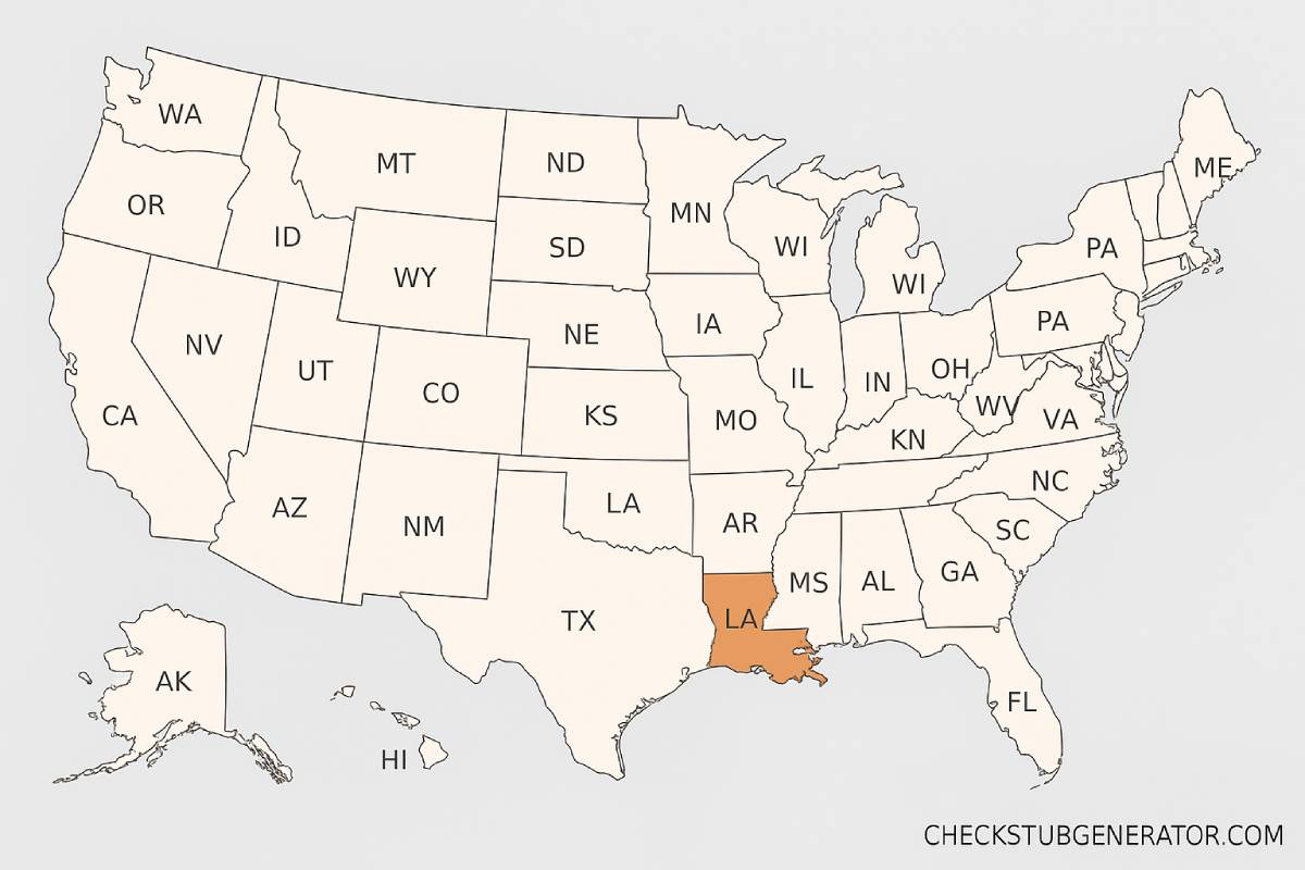 Louisiana paycheck calculator