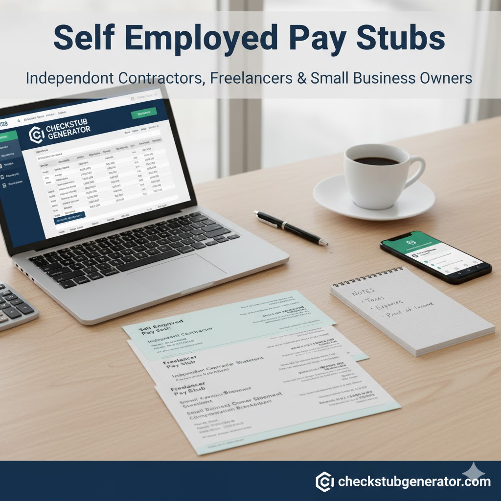 Self Employed Pay Stubs