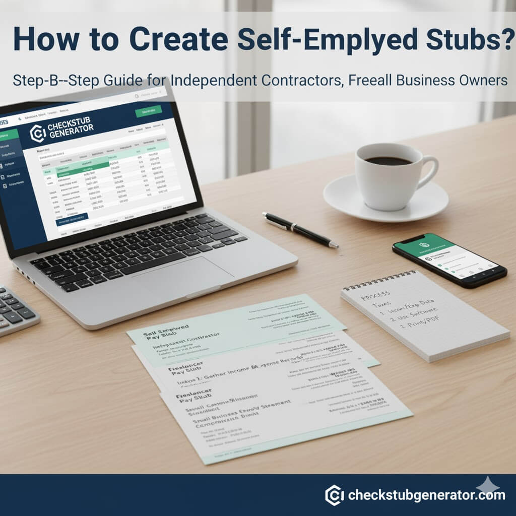 create self employed paystubs
