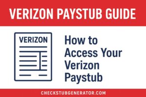 Verizon paystub